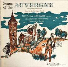 <cite>Songs Of The Auvergne,</cite> vol. 1 and 2 album art