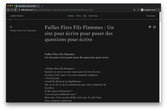 Failles Flots Fils Flammes website 4