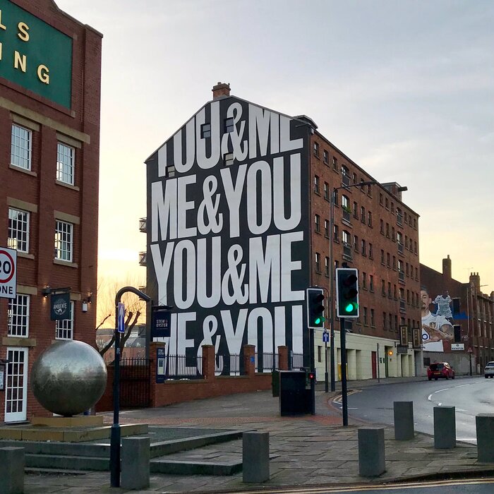 “YOU&amp;ME&amp;ME&amp;YOU” mural 5