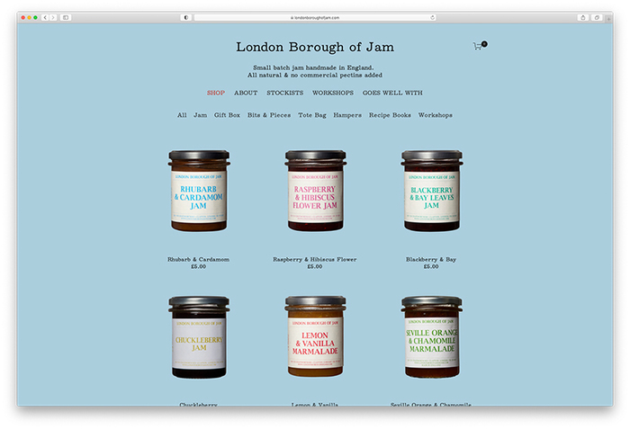 London Borough of Jam website (2020) 5
