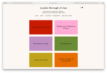 London Borough of Jam website (2020)