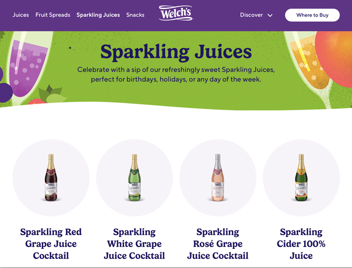 Welch’s website 4