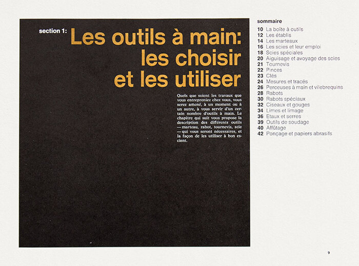 Reference: Manuel complet du bricolage, Reader’s Digest Selection, 1975