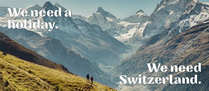 “Ich/Wir brauchen Schweiz.” [“I/We need Switzerland.”] campaign 5