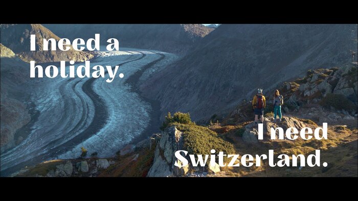 “Ich/Wir brauchen Schweiz.” [“I/We need Switzerland.”] campaign 1