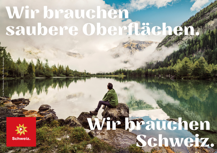 “Ich/Wir brauchen Schweiz.” [“I/We need Switzerland.”] campaign 4