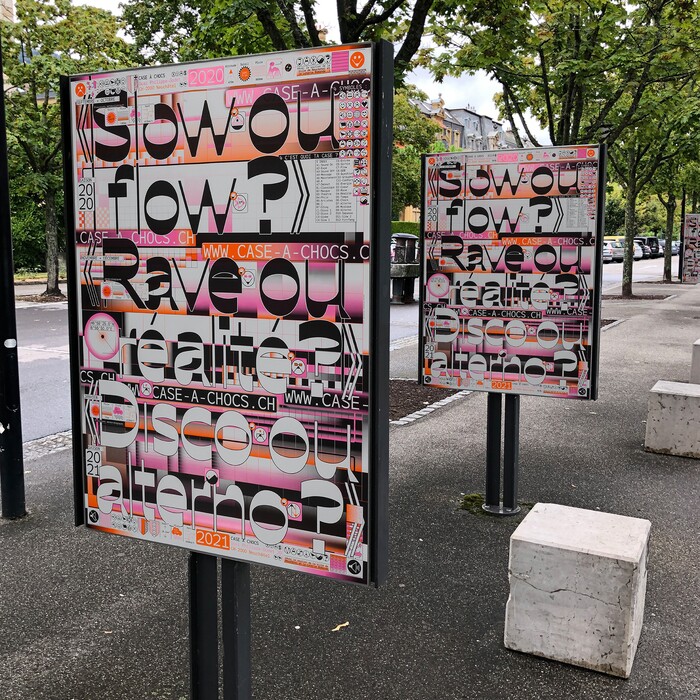 The posters hanging in Neuchâtel (CH), from September to December 2020.