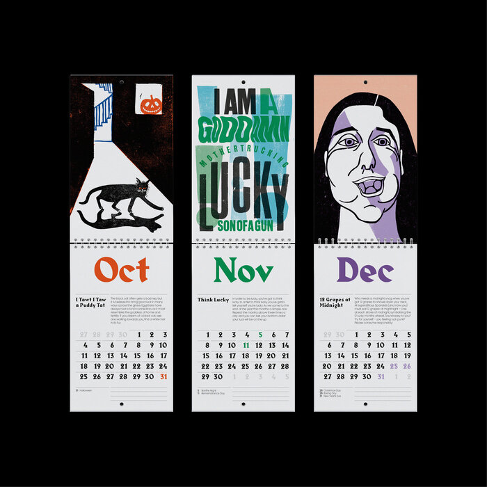 Fingers Crossed calendar 2021 5