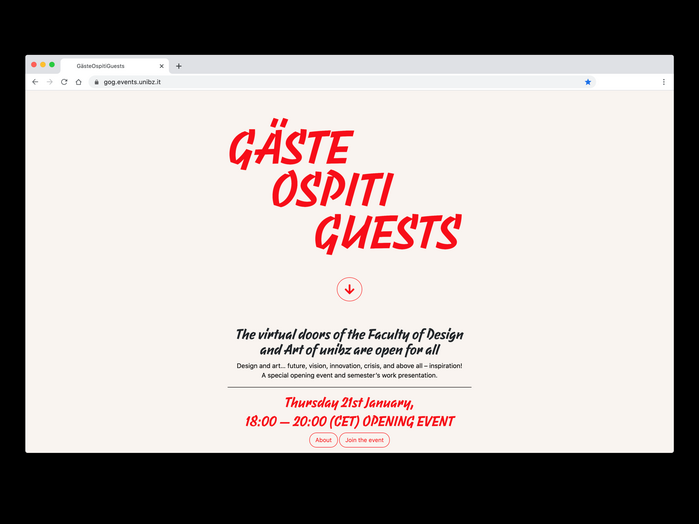 GOG – Gäste Ospiti Guests ws 20/21 at unibz 5