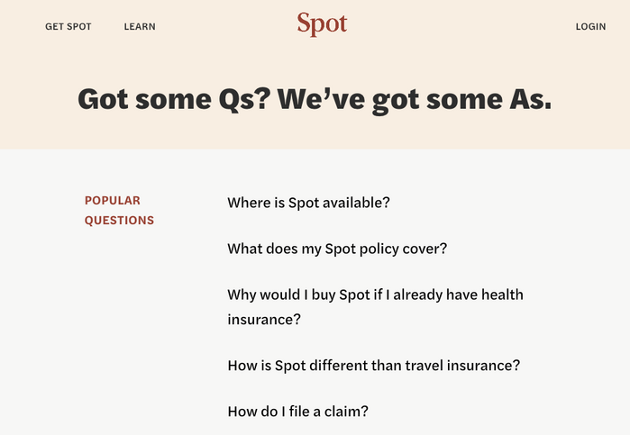Life By Spot website 7