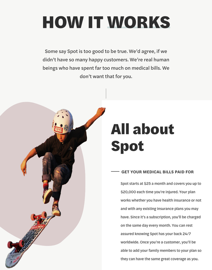 Life By Spot website 3