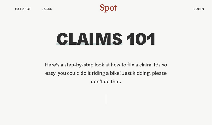 Life By Spot website 4