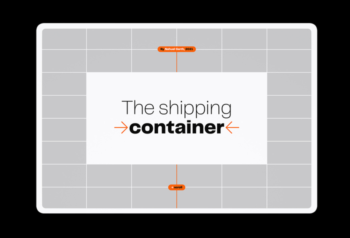 Introslide: The shipping container