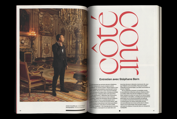 From Sphères no. 4, January 2021. Boogy Brut Poster paired with Minotaur Sans.