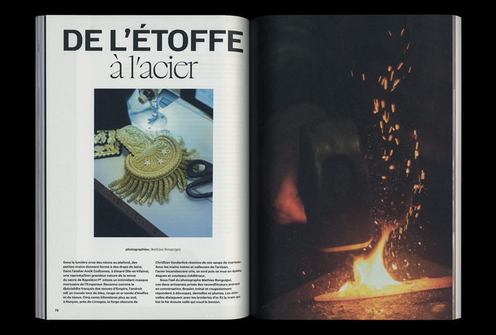 From Sphères no. 4, January 2021. Boogy Brut Poster paired with Minotaur Sans.