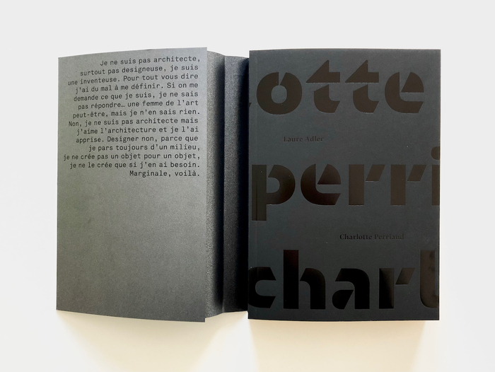 Charlotte Perriand by Laure Adler (Gallimard) - Fonts In Use