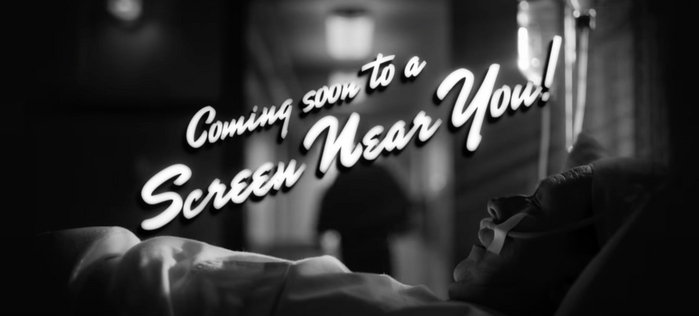 The script used in the teaser is . This font is based on one of the script alphabets created in the 1930s by Brooklyn-based calligrapher Charles Percy Bluemlein.