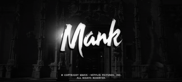 Mank (2020) posters, titles, promotional materials 8