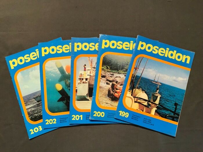 Five of the six issues from 1979. For some reason, “203” is in  instead of .