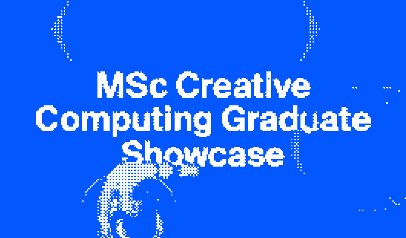 The cursor drags waves across the typography, deforming it.