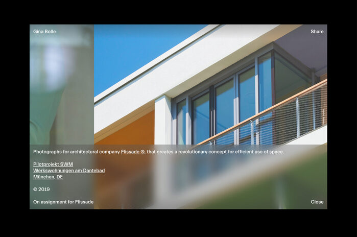 Gina Bolle portfolio website 5