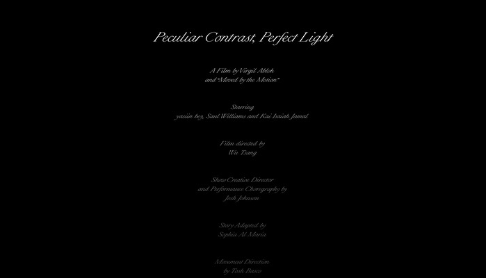Virgil Abloh – “Peculiar Contrast, Perfect Light” 2