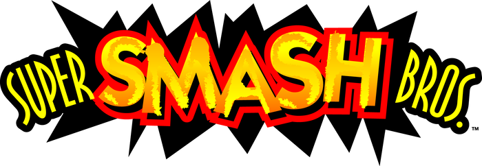 Super Smash Bros. 64’s international logo (recreation).