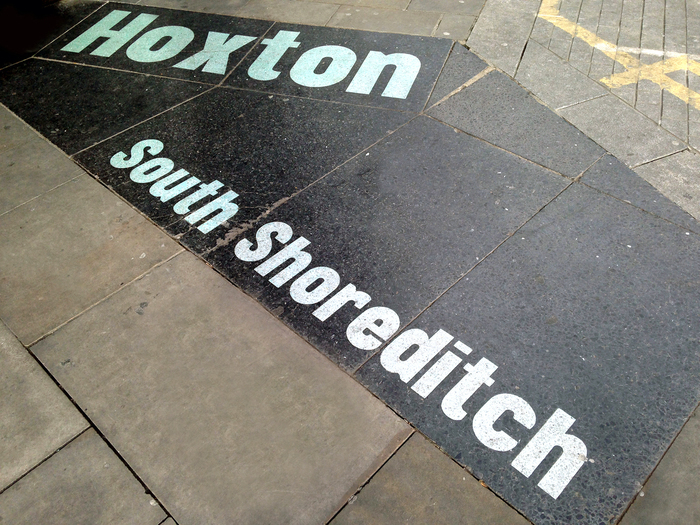Hoxton &amp; South Shoreditch boundary signs 4