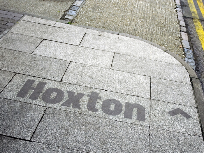 Hoxton &amp; South Shoreditch boundary signs 1