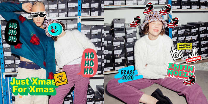 Xmas 2020 graphics. Photography by Charlotte Navio, art direction by Virna Hagen &amp; Hynd Mezaguer.