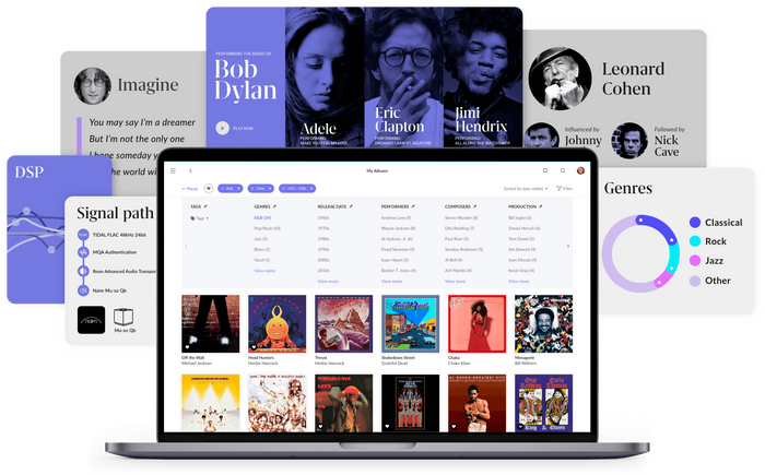 Roon music player redesign 1