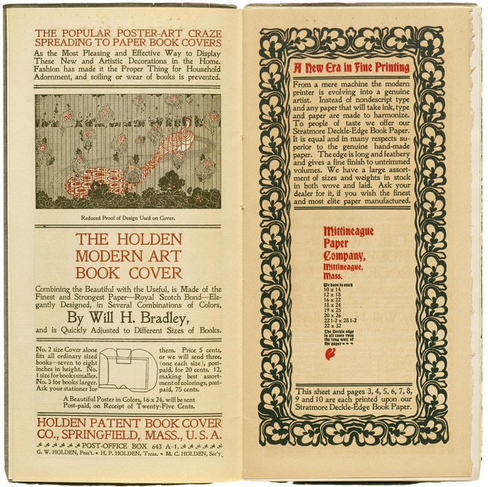 “A New Era in Fine Printing” ad for Mittineague Paper Company