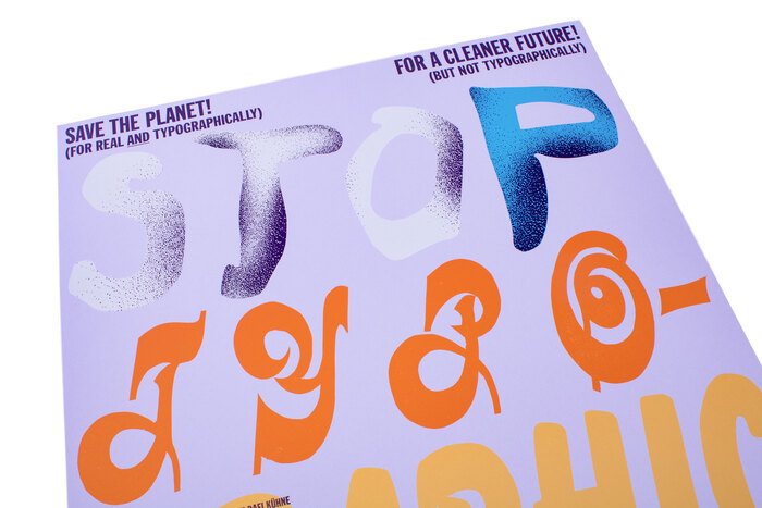 “Stop Typographic Pollution” poster 3