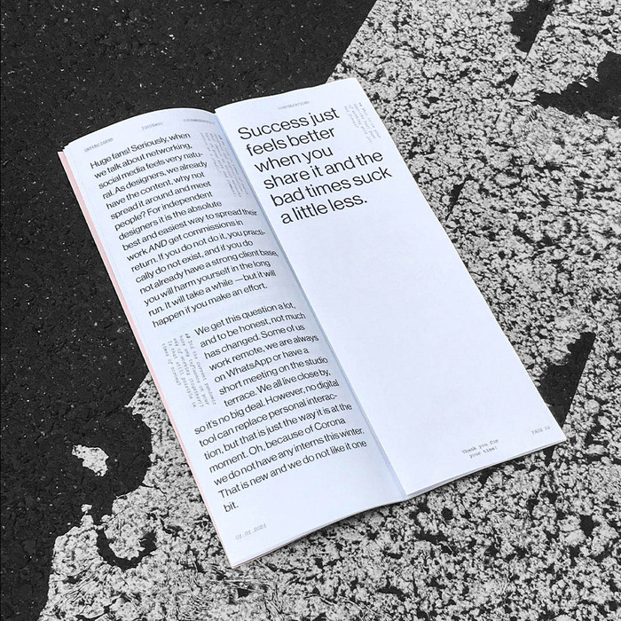 Unpublished, issues 00 and 01 6