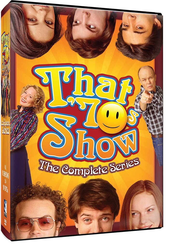 DVD box with the numeral 0 substituted by a smiley.