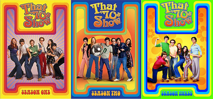 On the covers of this DVD edition, the season numbers are set in (a digital version of) the rounded bottom-heavy , a quintessential 1970s typeface.