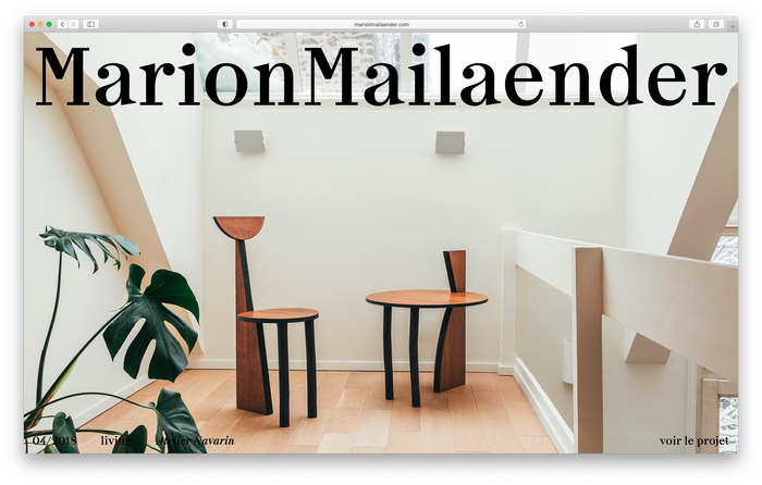 Marion Mailaender website 1