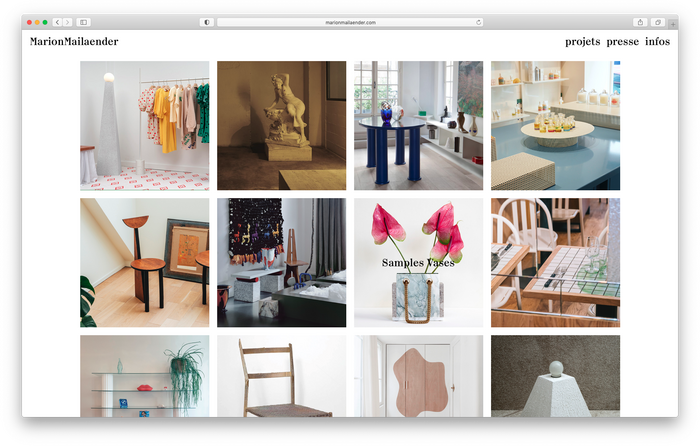 Marion Mailaender website 2