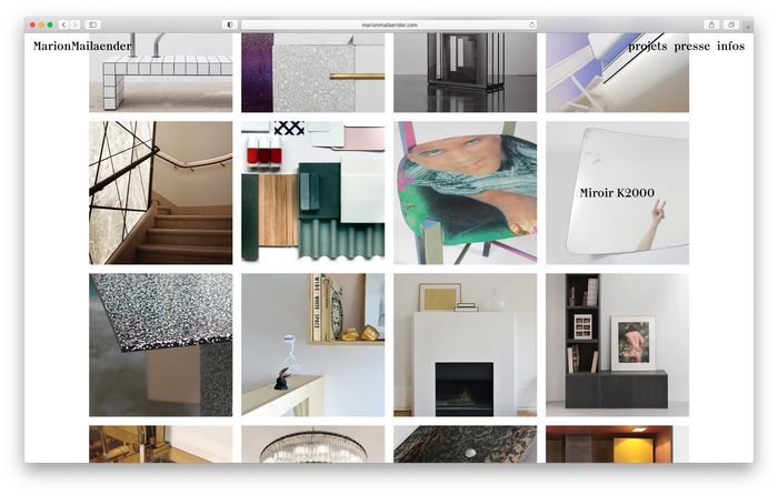 Marion Mailaender website 3