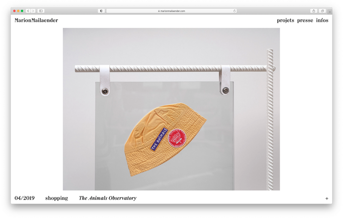 Marion Mailaender website 5