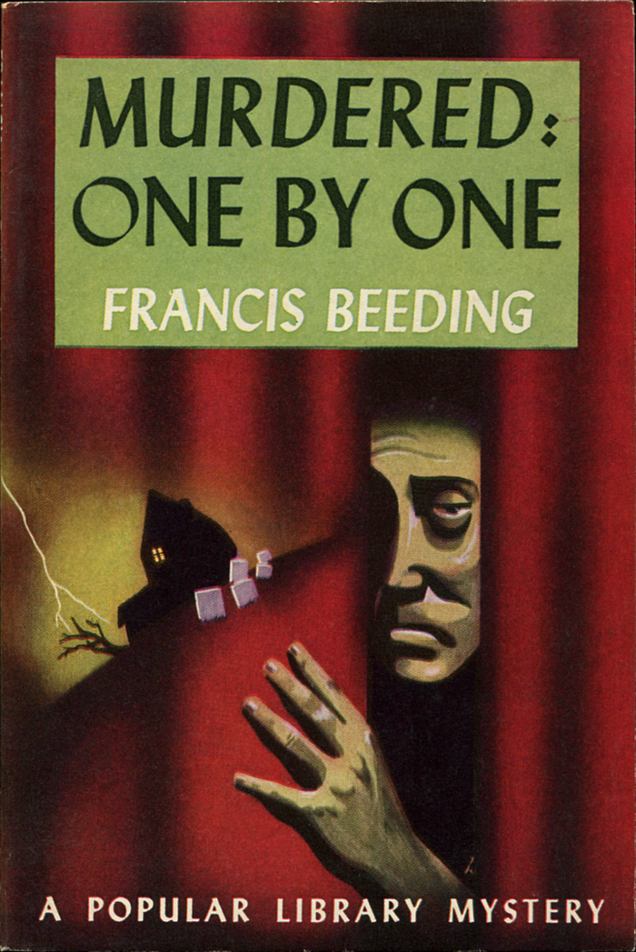 Murdered: One By One by Francis Beeding (Popular Library, 1944) - Fonts ...