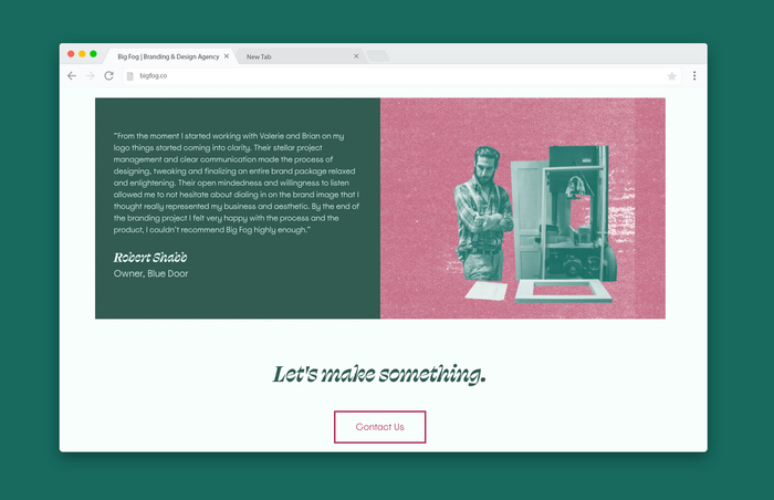 Big Fog website 4