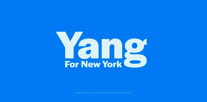 Yang for New York campaign 1