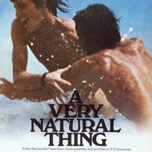 <cite>A Very Natural Thing</cite> (1974) movie poster