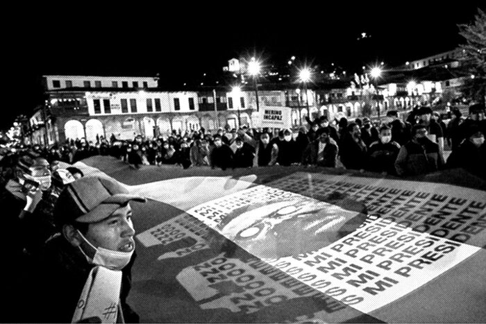City of Cusco during protests
