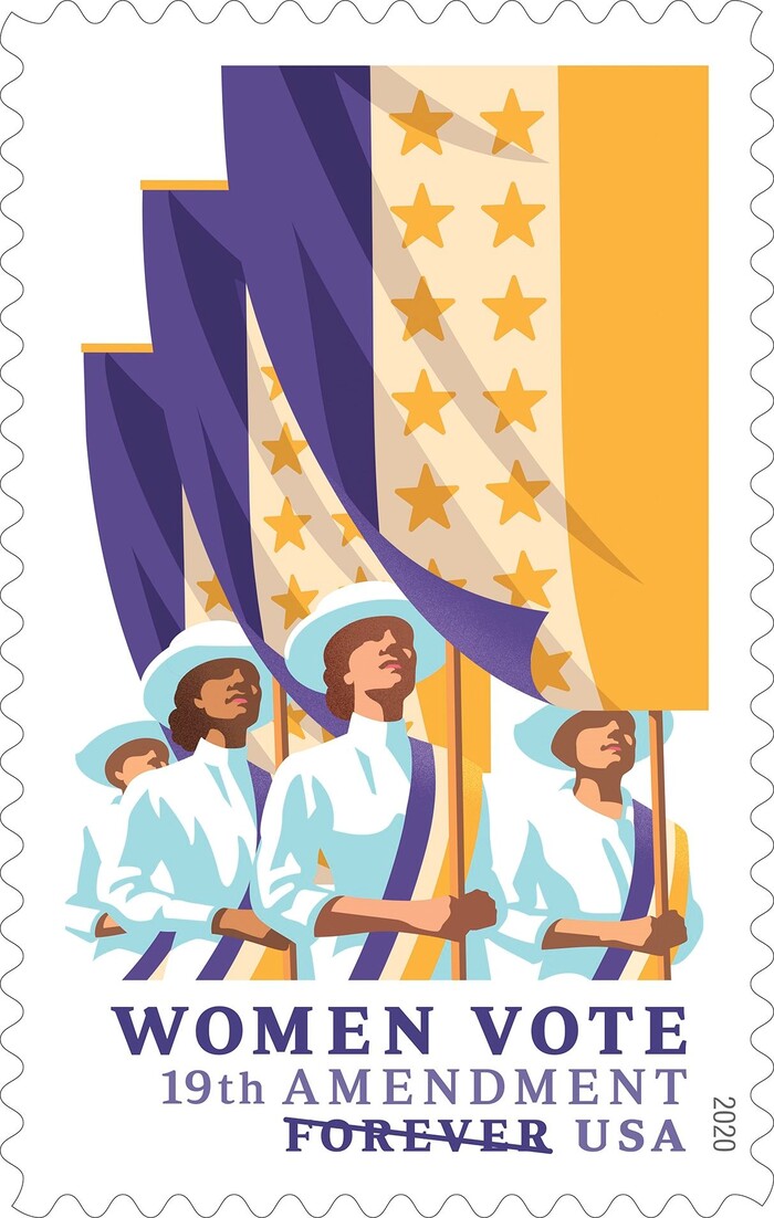 USPS commemorative stamps: Chien-Shiung Wu, Mister Rogers, Women Vote 19th Amendment 4