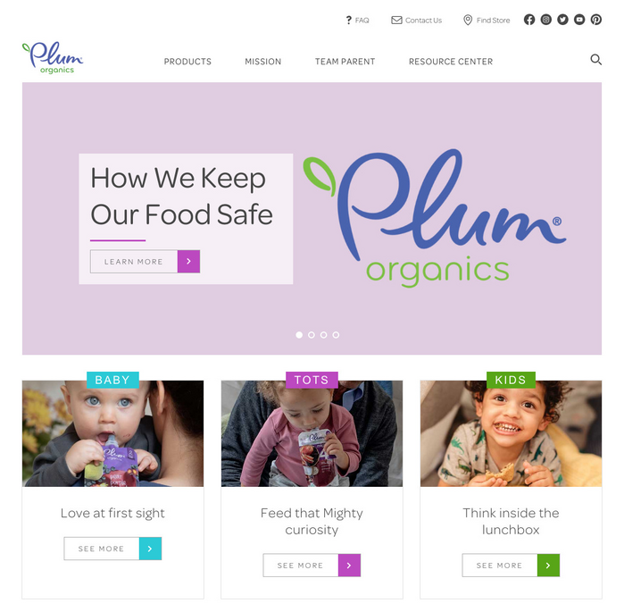 The current website (2021) uses Omnes in two light weights, for menus, headings, and button texts.