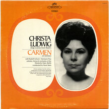 Christa Ludwig – <cite>Bizet’s Carmen</cite> album art