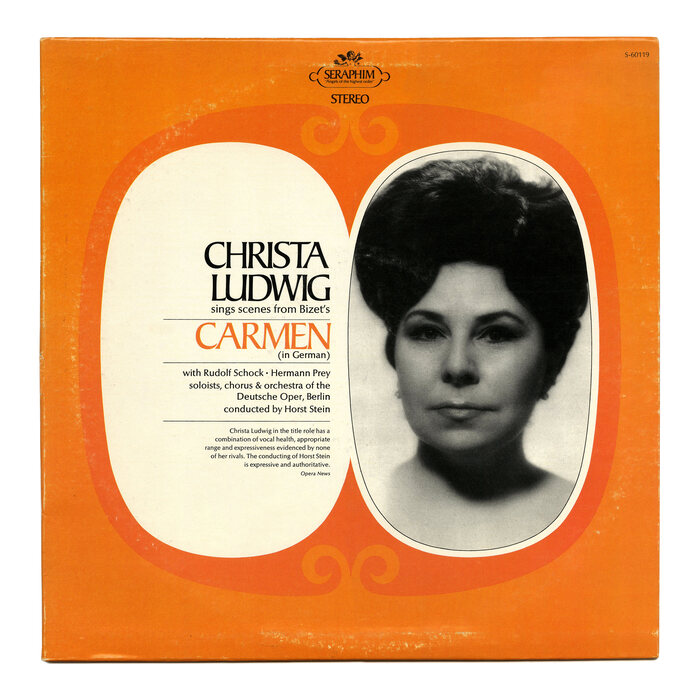 Christa Ludwig – Bizet’s Carmen album art