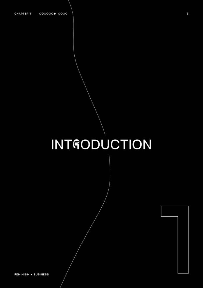 Introduction page, again with a mix of Radio Grotesk and a single glyph from Langulaire. The outlined 1 is from Langulaire.